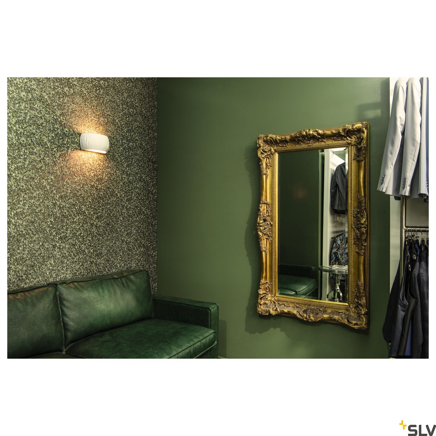 SLV PLASTRA WL CURVED CURTAIN Indoor wall-mounted light QT-DE12 white 1004732