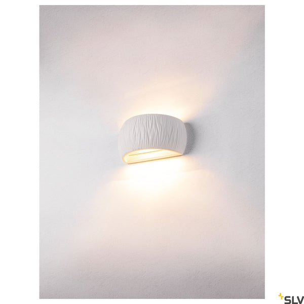 SLV PLASTRA WL CURVED CURTAIN Indoor wall-mounted light QT-DE12 white 1004732