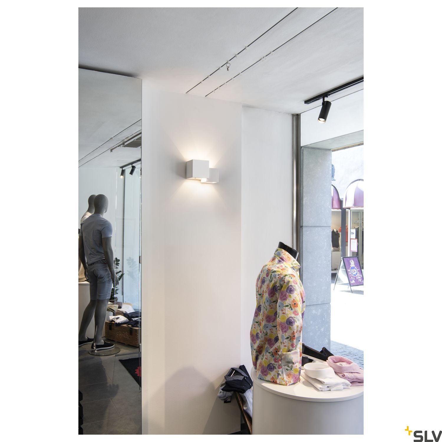 SLV PLASTRA WL CUBES Indoor wall-mounted light QT14 white 1004733