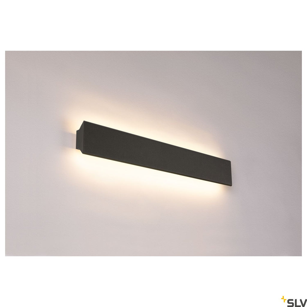 SLV DIRETO 60 WL Indoor LED wall-mounted light black CCT switch 2700/3000K 1004740