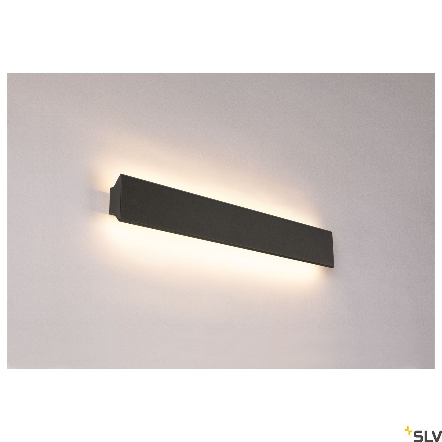 SLV DIRETO 60 WL Indoor LED wall-mounted light black CCT switch 2700/3000K 1004740