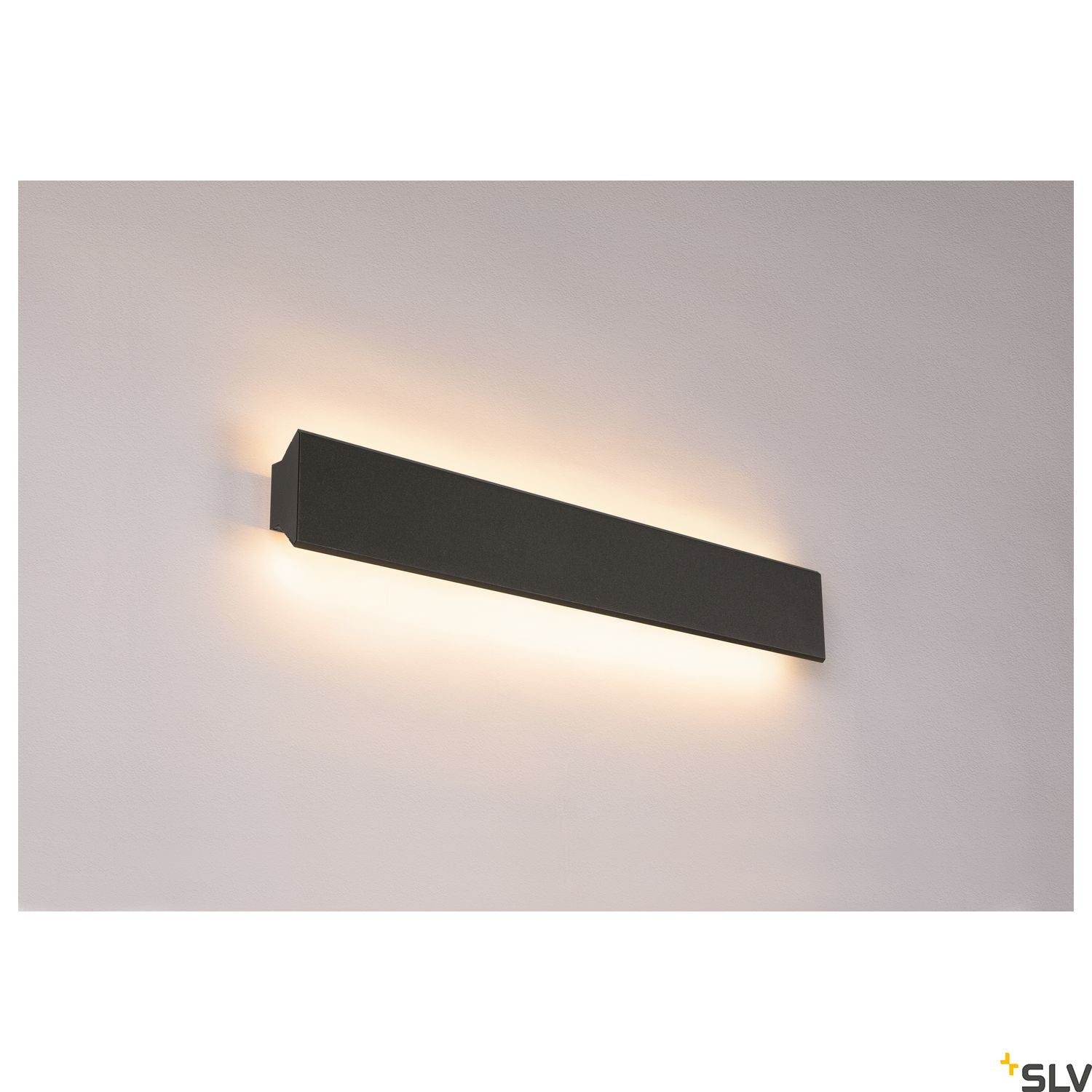 SLV DIRETO 60 WL Indoor LED wall-mounted light black CCT switch 2700/3000K 1004740