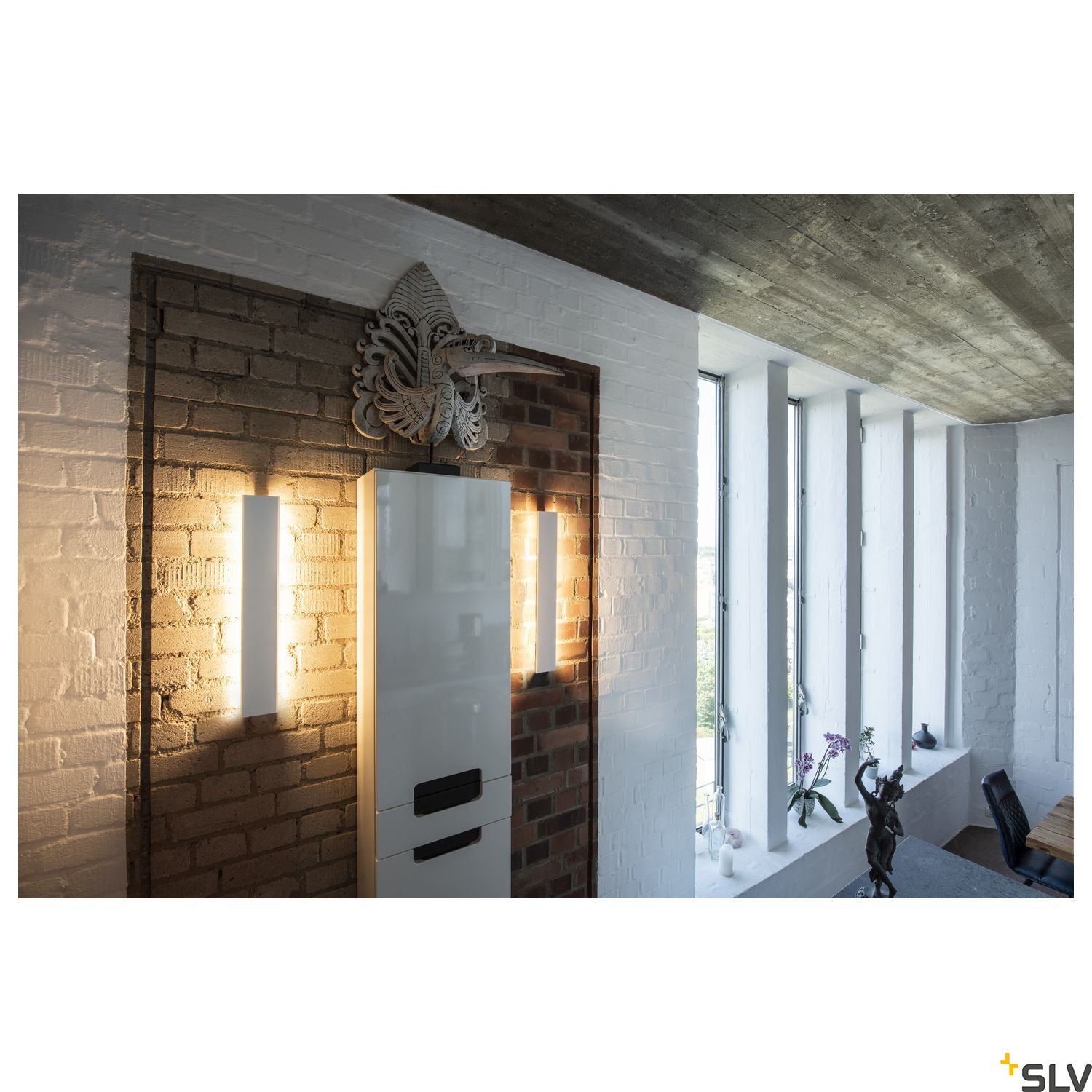 SLV DIRETO 60 WL Indoor LED wall-mounted light white CCT switch 2700/3000K 1004741