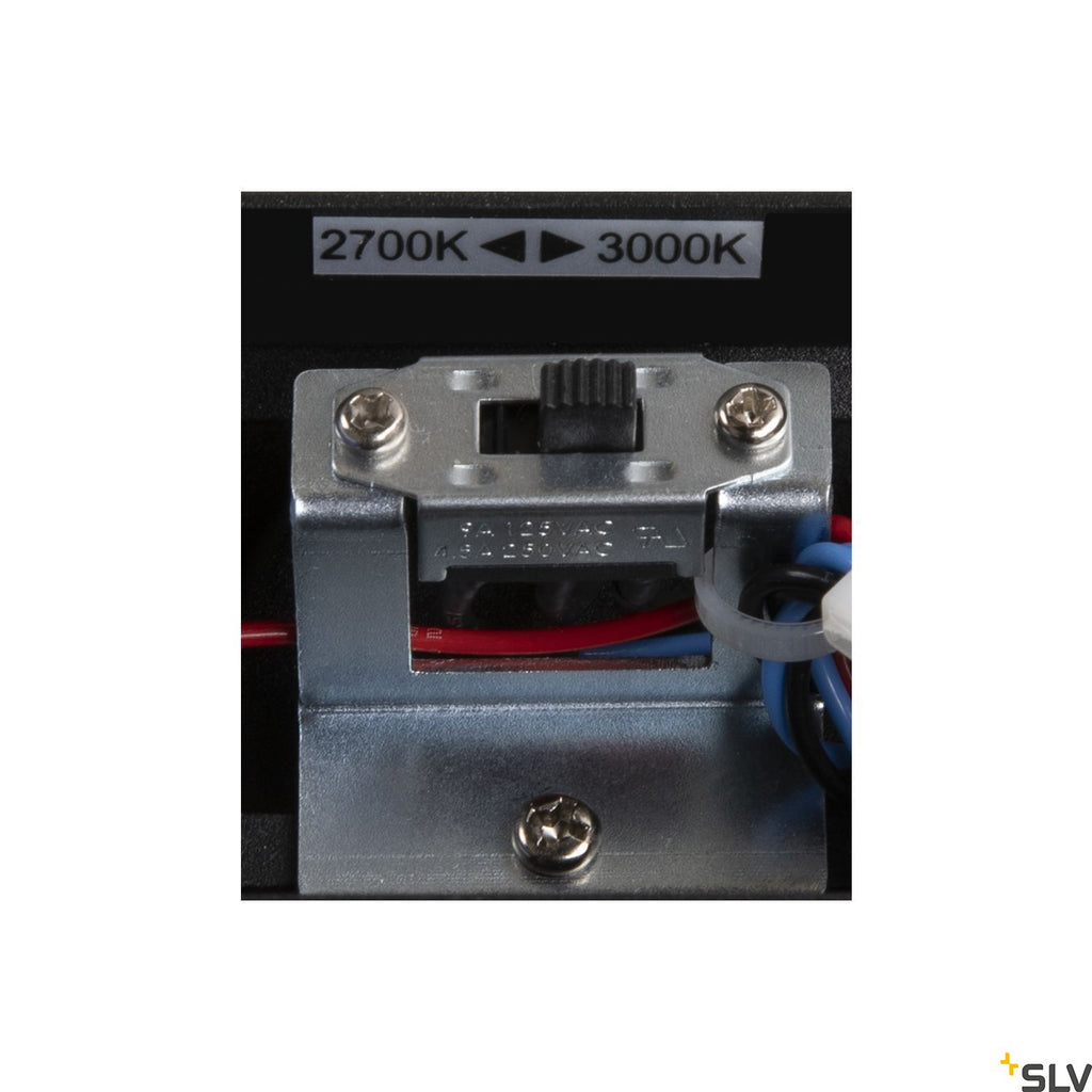 SLV DIRETO 90 WL Indoor LED wall-mounted light black CCT switch 2700/3000K 1004742