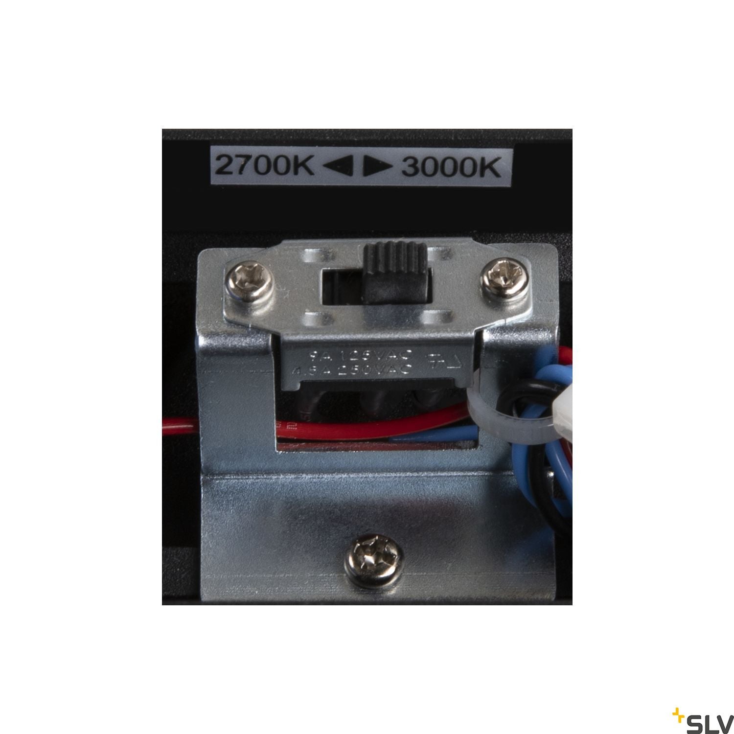 SLV DIRETO 90 WL Indoor LED wall-mounted light black CCT switch 2700/3000K 1004742