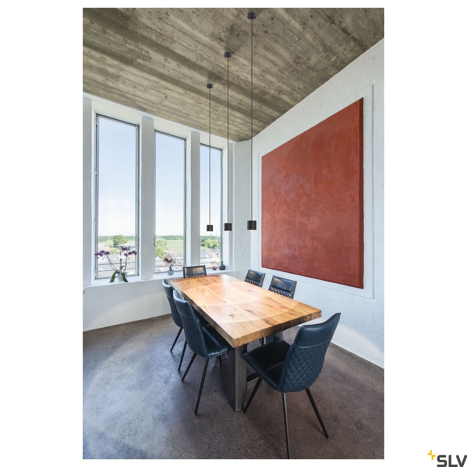SLV OCULUS PD Indoor LED pendant light single black DIM-TO-WARM 2000-3000K 1004672
