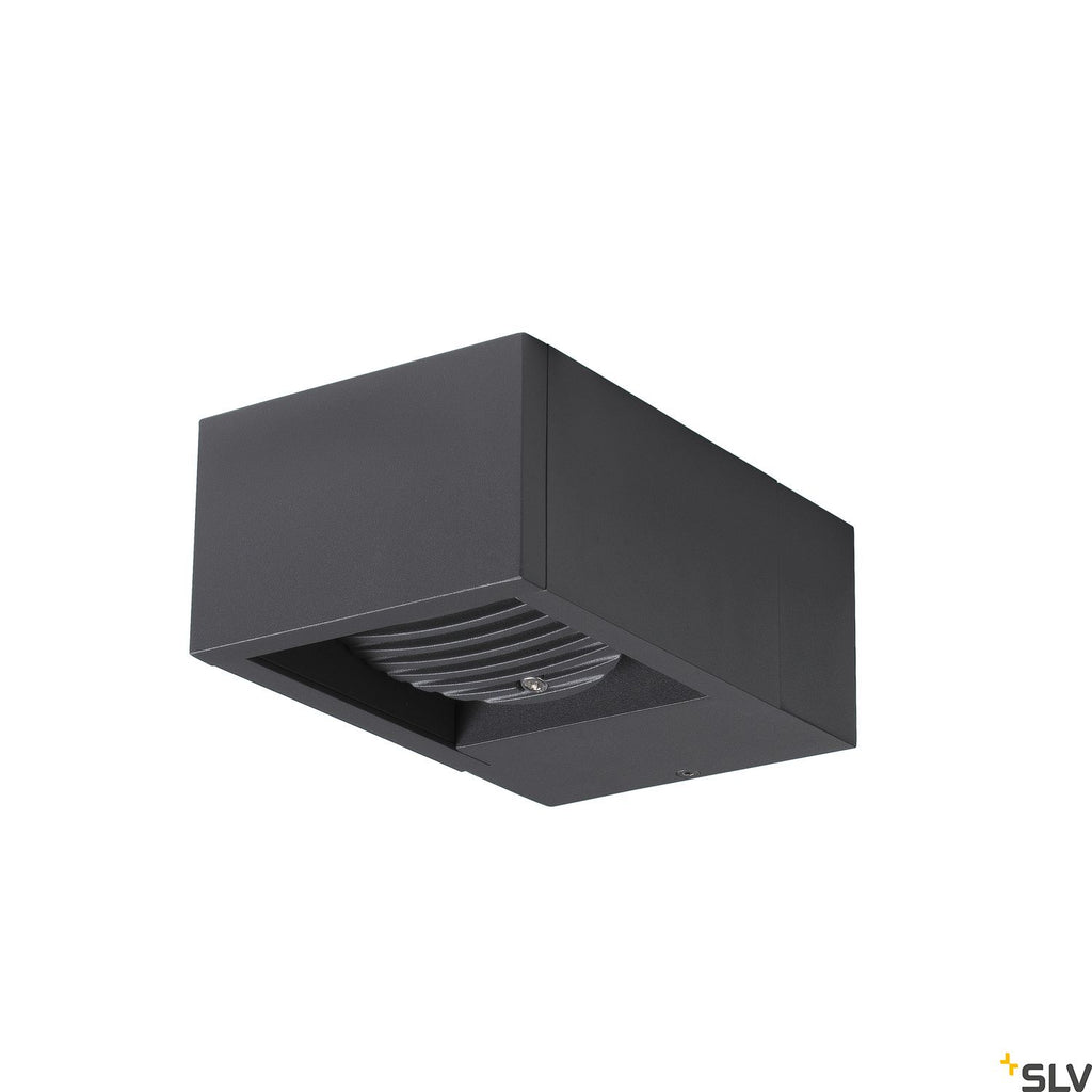 SLV ESKINA FRAM WL Outdoor LED wall-mounted light anthracite CCT switch 3000/4000K 1004747