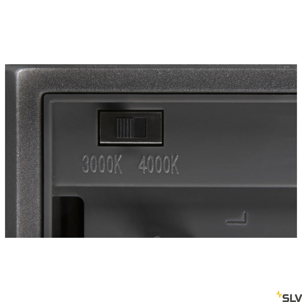 SLV ESKINA FRAM WL Outdoor LED wall-mounted light anthracite CCT switch 3000/4000K 1004747