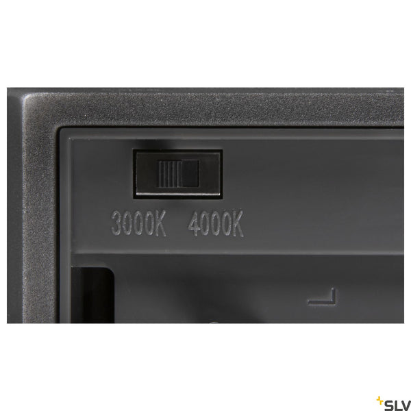 SLV ESKINA FRAM WL Outdoor LED wall-mounted light anthracite CCT switch 3000/4000K 1004747