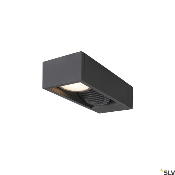 SLV ESKINA FRAME WL Outdoor LED wall-mounted light double anthracite CCT switch 3000/4000K 1004748