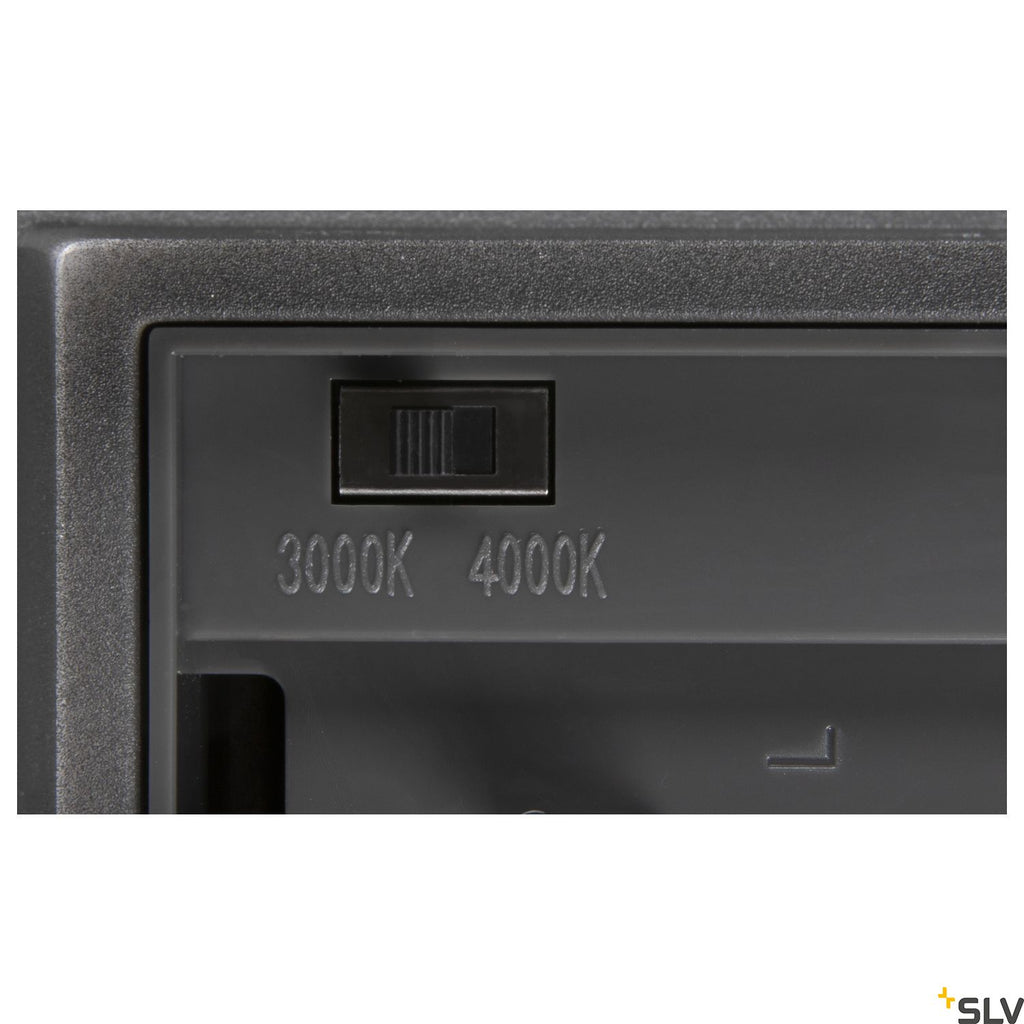 SLV ESKINA FRAME WL Outdoor LED wall-mounted light double anthracite CCT switch 3000/4000K 1004748