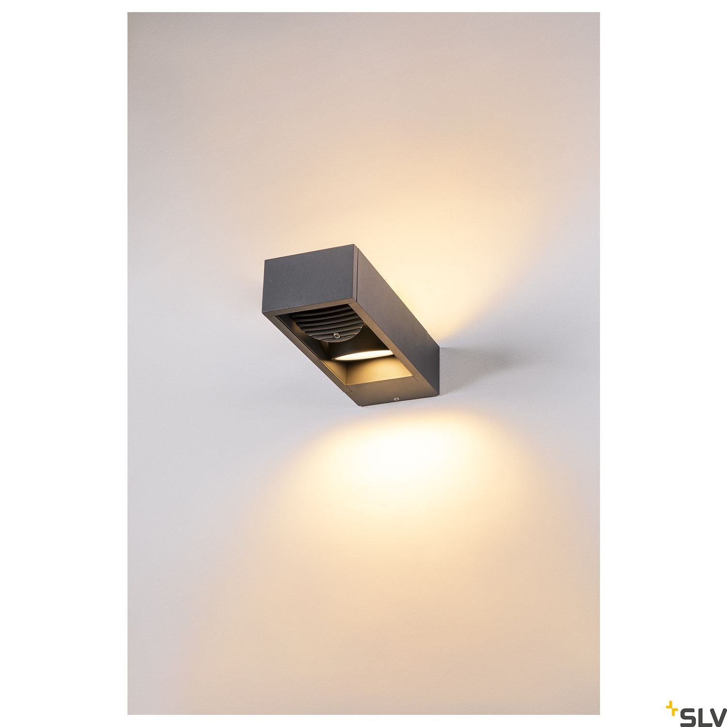 SLV ESKINA FRAME WL Outdoor LED wall-mounted light double anthracite CCT switch 3000/4000K 1004748