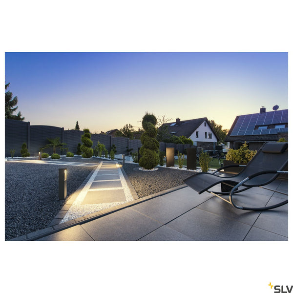 SLV ESKINA FRAME 45 WL Outdoor LED wall-mounted light single anthracite CCT switch 3000/4000K 1004749
