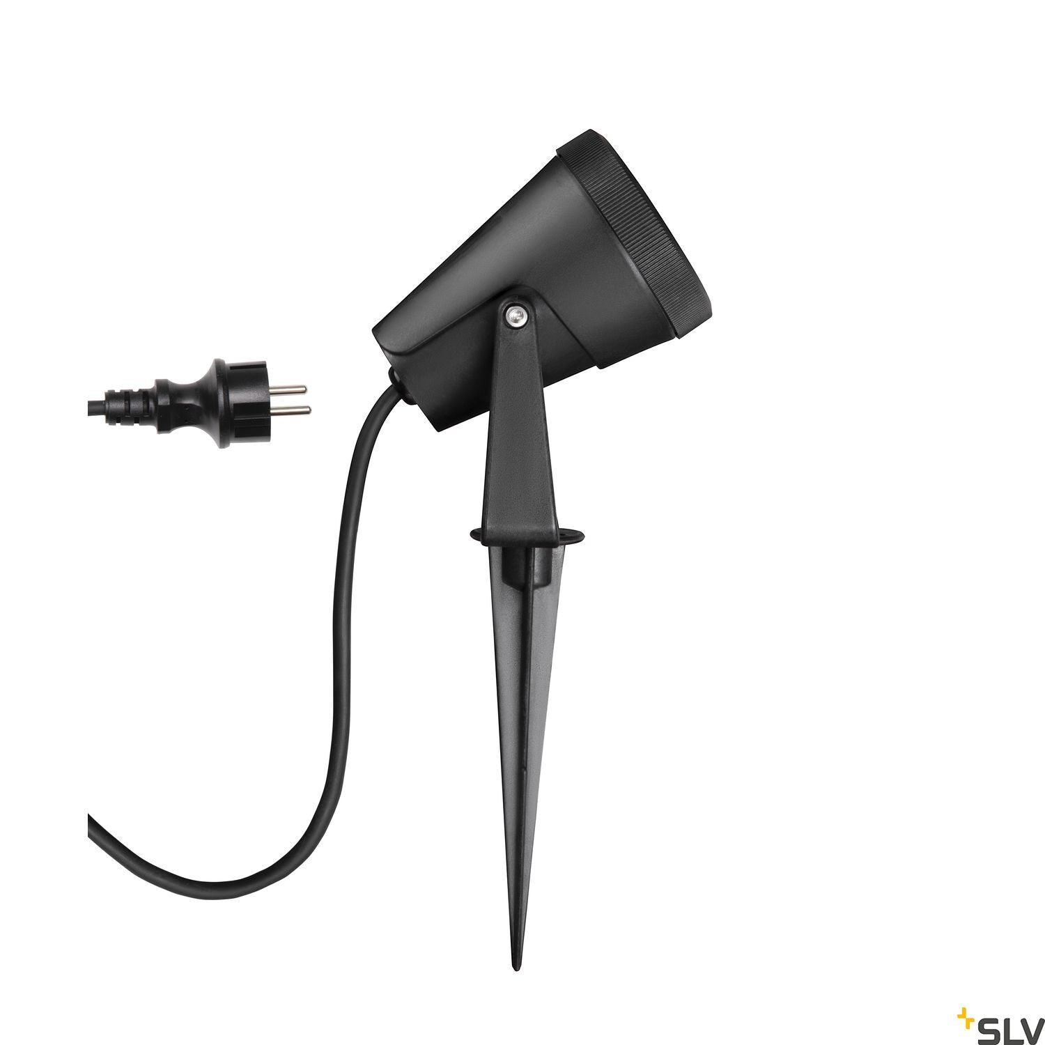 SLV SAMRING SP single QPAR51 outdoor ground spike light black 1004757