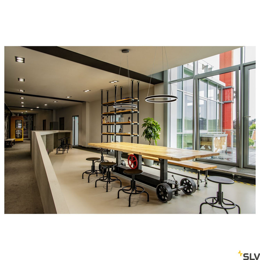 SLV ONE 60 PD PHASE UP/DOWN Indoor LED pendant light black CCT switch 2700/3000K 1004759