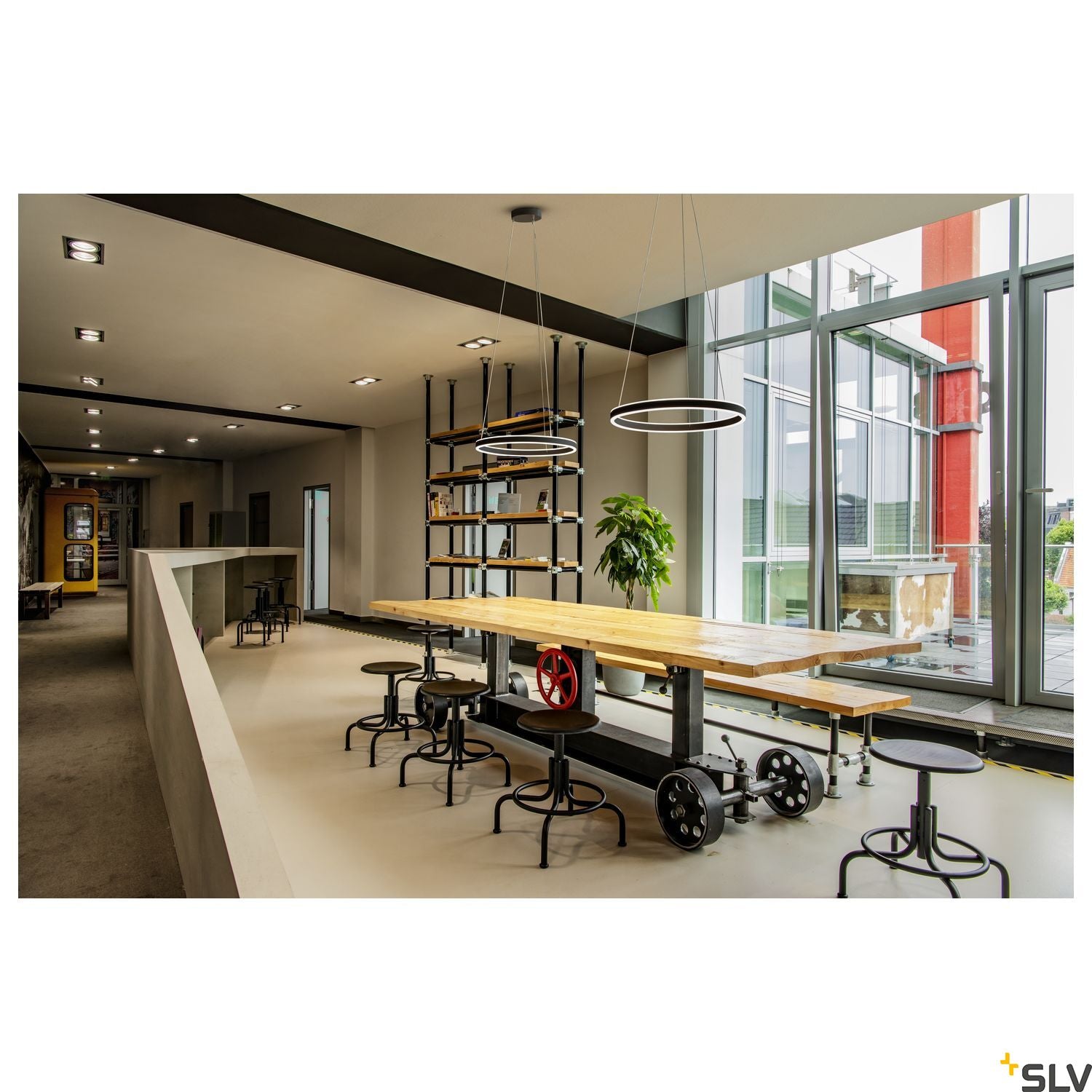 SLV ONE 60 PD PHASE UP/DOWN Indoor LED pendant light black CCT switch 2700/3000K 1004759