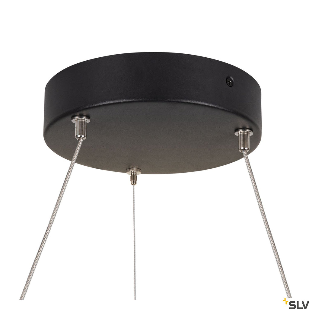 SLV ONE 60 PD PHASE UP/DOWN Indoor LED pendant light black CCT switch 2700/3000K 1004759