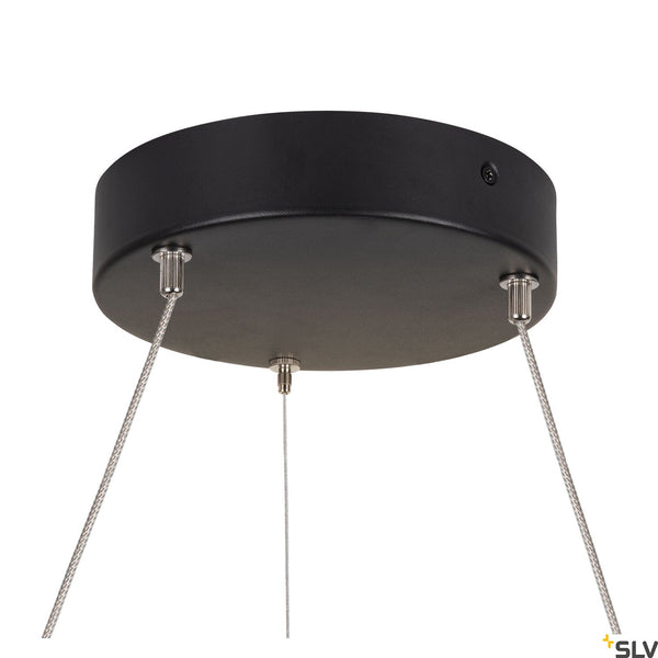 SLV ONE 60 PD PHASE UP/DOWN Indoor LED pendant light black CCT switch 2700/3000K 1004759