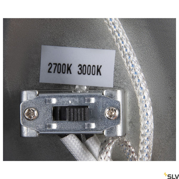 SLV ONE 60 PD PHASE UP/DOWN Indoor LED pendant light black CCT switch 2700/3000K 1004759