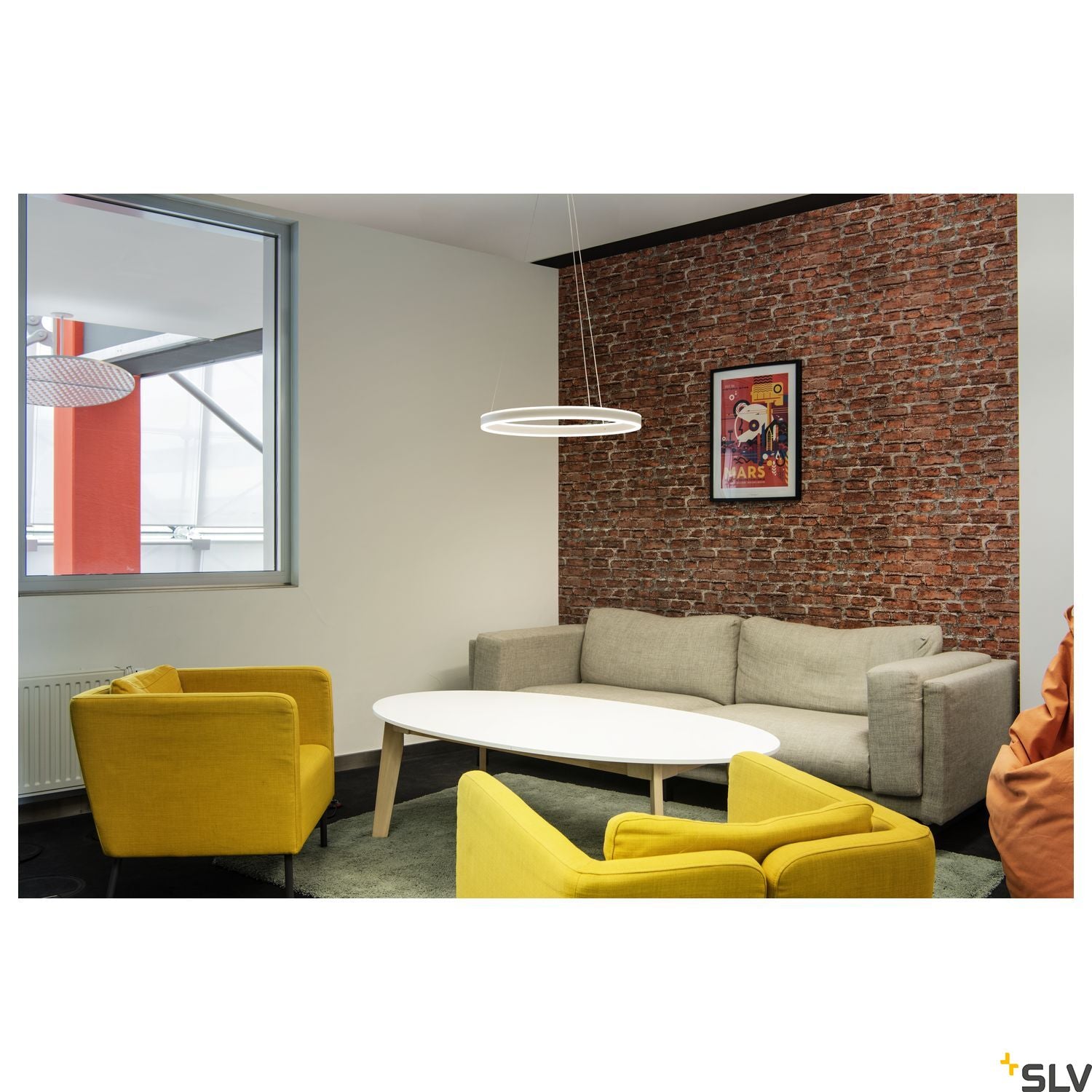 SLV ONE 60 PD PHASE UP/DOWN Indoor LED pendant light black CCT switch 2700/3000K 1004760