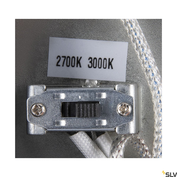 SLV ONE 60 PD PHASE UP/DOWN Indoor LED pendant light black CCT switch 2700/3000K 1004760