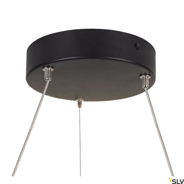 SLV ONE 60 PD DALI UP/DOWN Indoor LED pendant light black CCT switch 2700/3000K 1004761