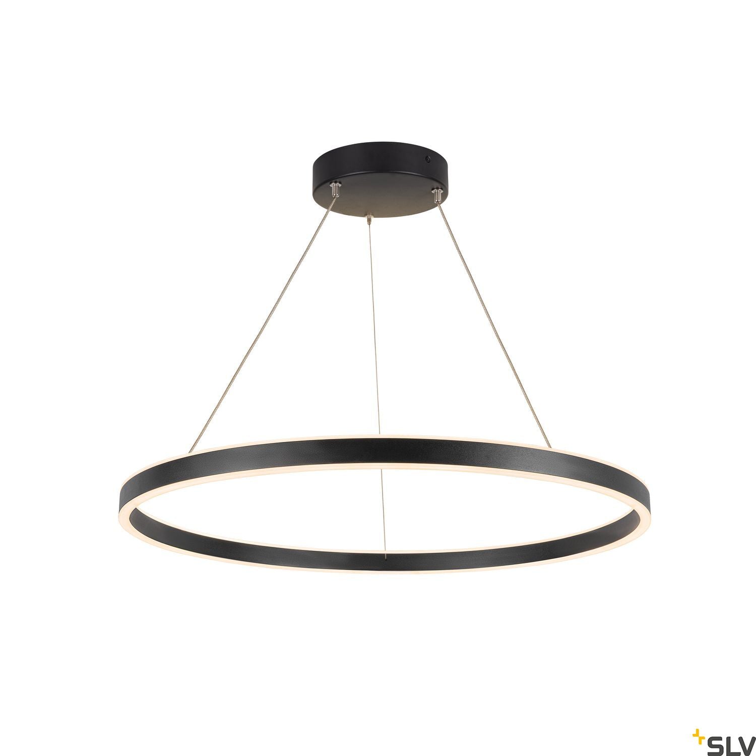 SLV ONE 80 PD DALI UP/DOWN Indoor LED pendant light black CCT switch 2700/3000K 1004763