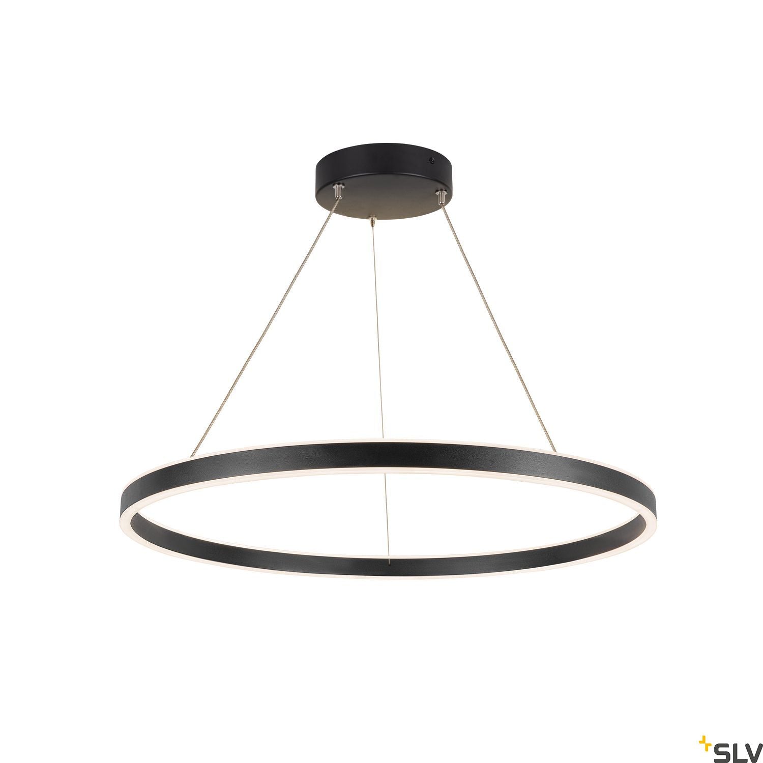 SLV ONE 80 PD DALI UP/DOWN Indoor LED pendant light black CCT switch 2700/3000K 1004763