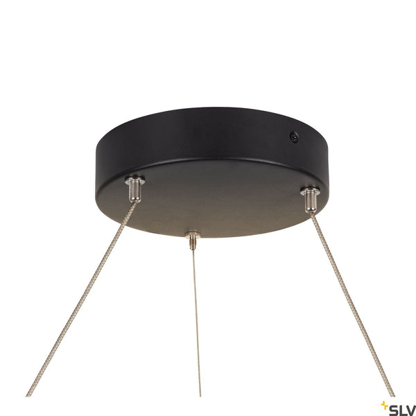 SLV ONE 80 PD DALI UP/DOWN Indoor LED pendant light black CCT switch 2700/3000K 1004763