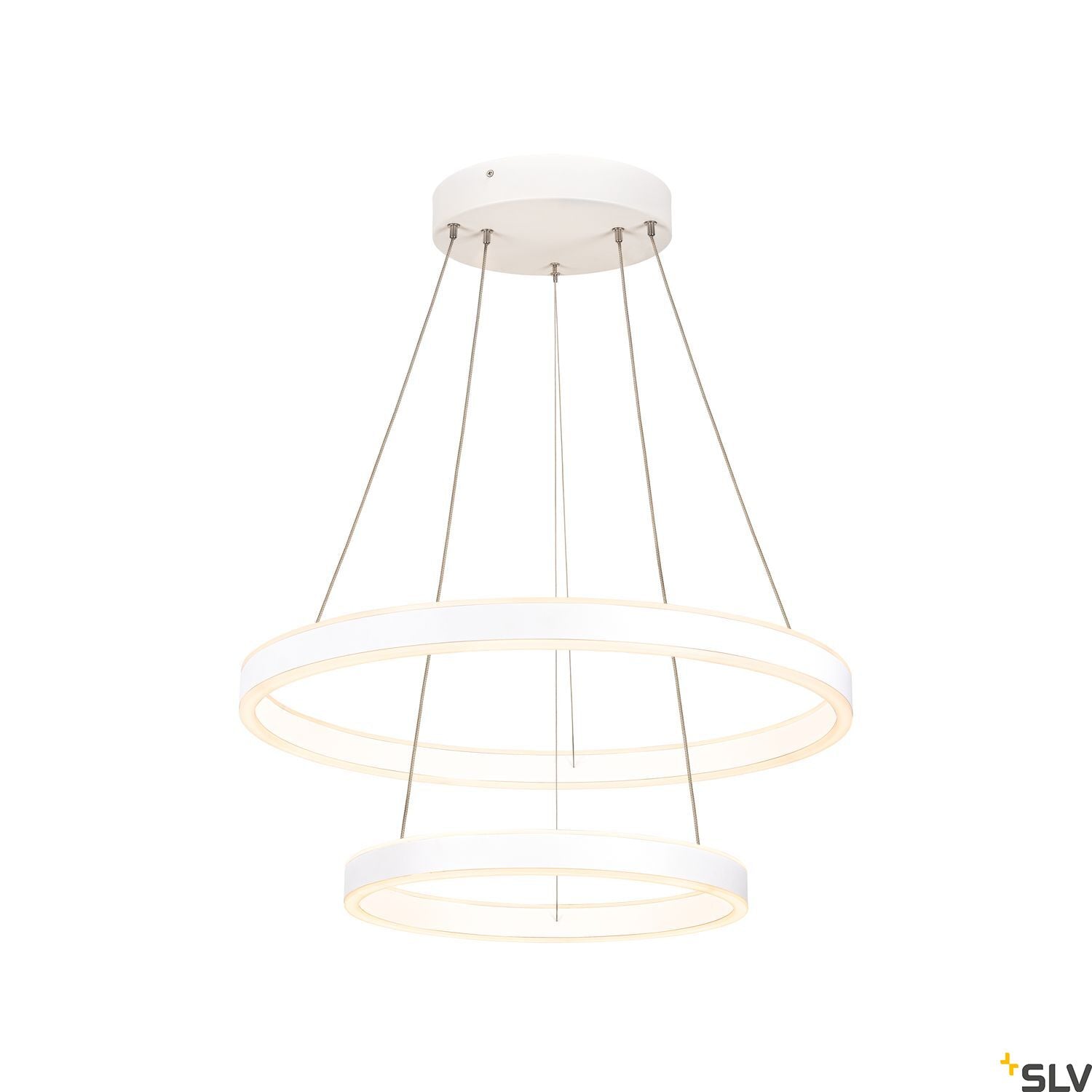 SLV ONE DOUBLE PD PHASE UP/DOWN Indoor LED pendant light black CCT switch 2700/3000K 1004766
