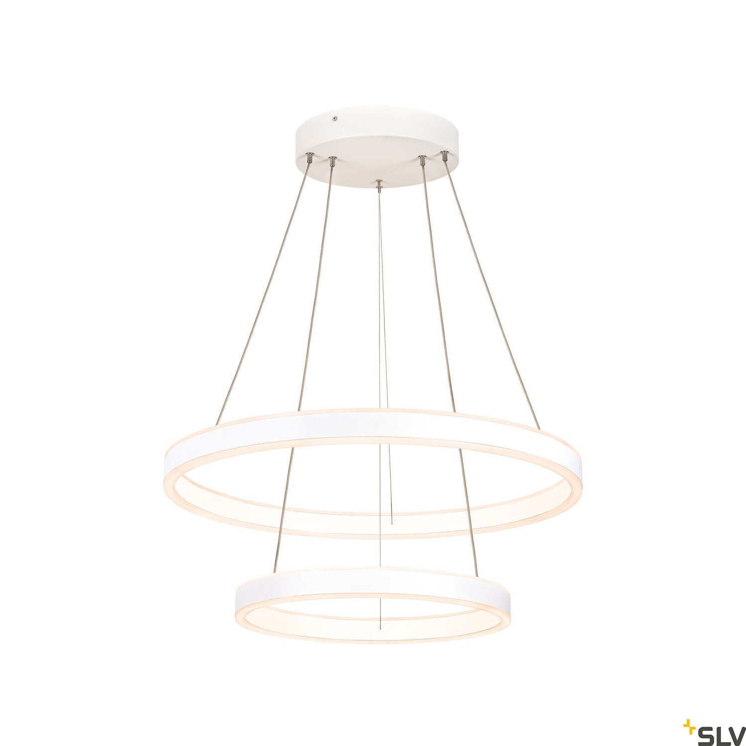 SLV ONE DOUBLE PD PHASE UP/DOWN Indoor LED pendant light black CCT switch 2700/3000K 1004766