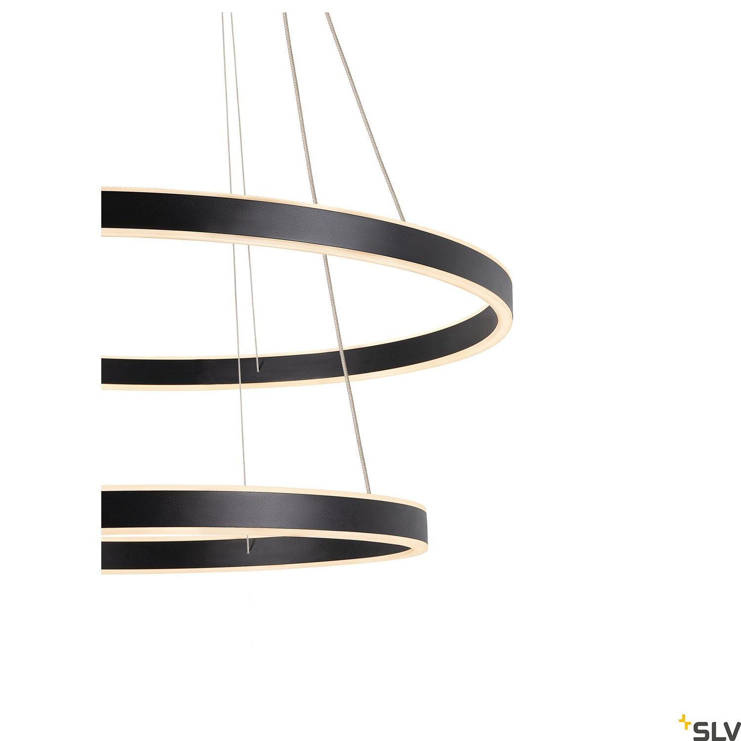 SLV ONE DOUBLE PD DALI UP/DOWN Indoor LED pendant light black CCT switch 2700/3000K 1004767