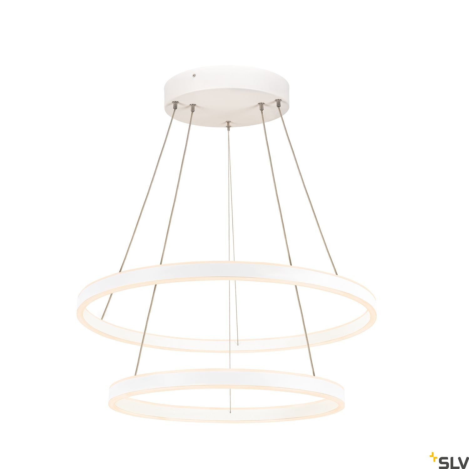 SLV ONE DOUBLE PD DALI UP/DOWN Indoor LED pendant light white CCT switch 2700/3000K 1004768
