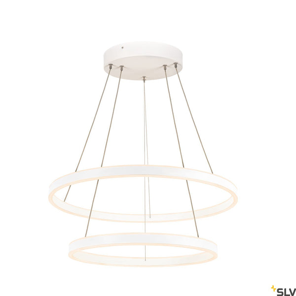 SLV ONE DOUBLE PD DALI UP/DOWN Indoor LED pendant light white CCT switch 2700/3000K 1004768