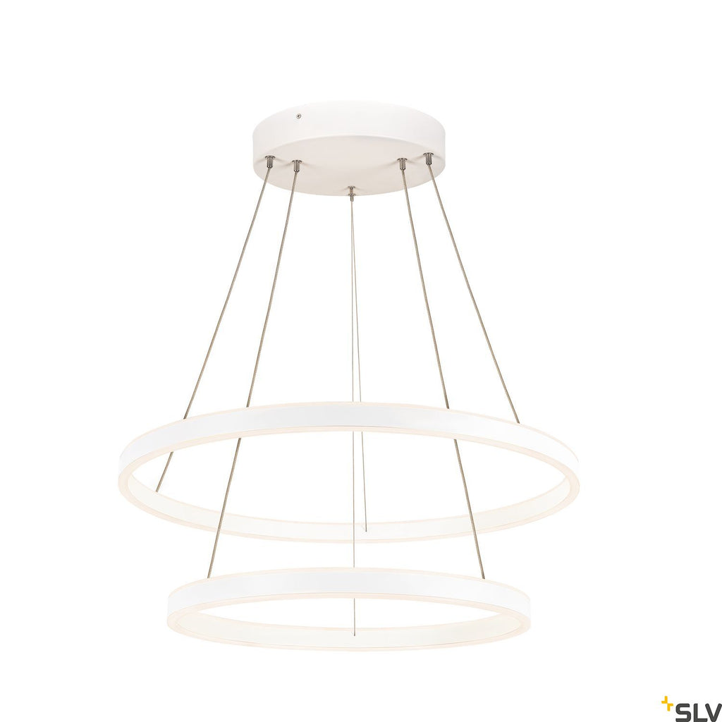 SLV ONE DOUBLE PD DALI UP/DOWN Indoor LED pendant light white CCT switch 2700/3000K 1004768