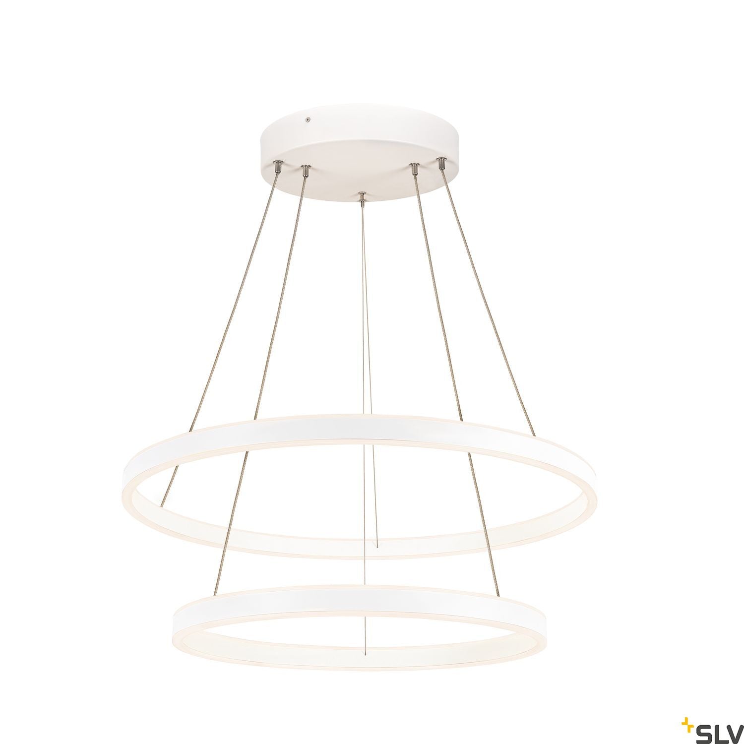 SLV ONE DOUBLE PD DALI UP/DOWN Indoor LED pendant light white CCT switch 2700/3000K 1004768