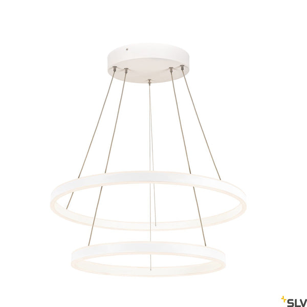 SLV ONE DOUBLE PD DALI UP/DOWN Indoor LED pendant light white CCT switch 2700/3000K 1004768