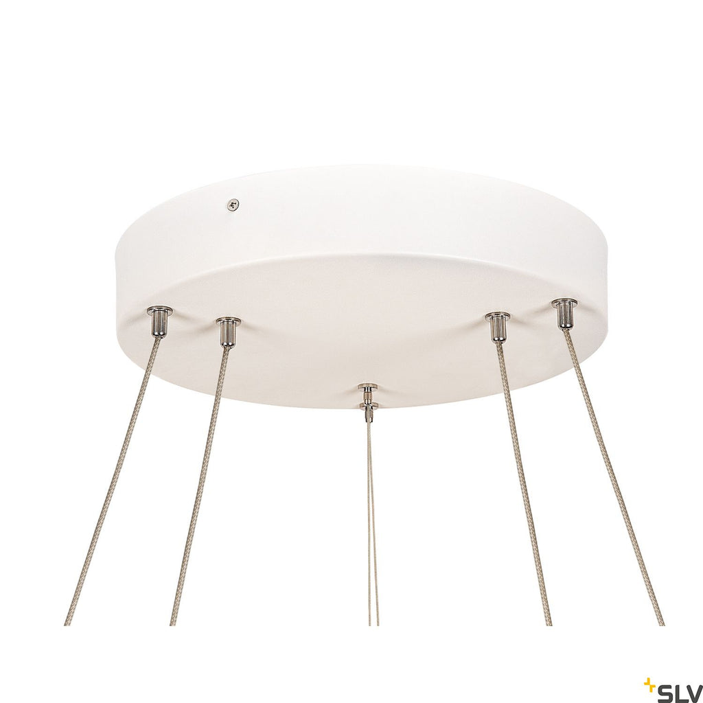 SLV ONE DOUBLE PD DALI UP/DOWN Indoor LED pendant light white CCT switch 2700/3000K 1004768
