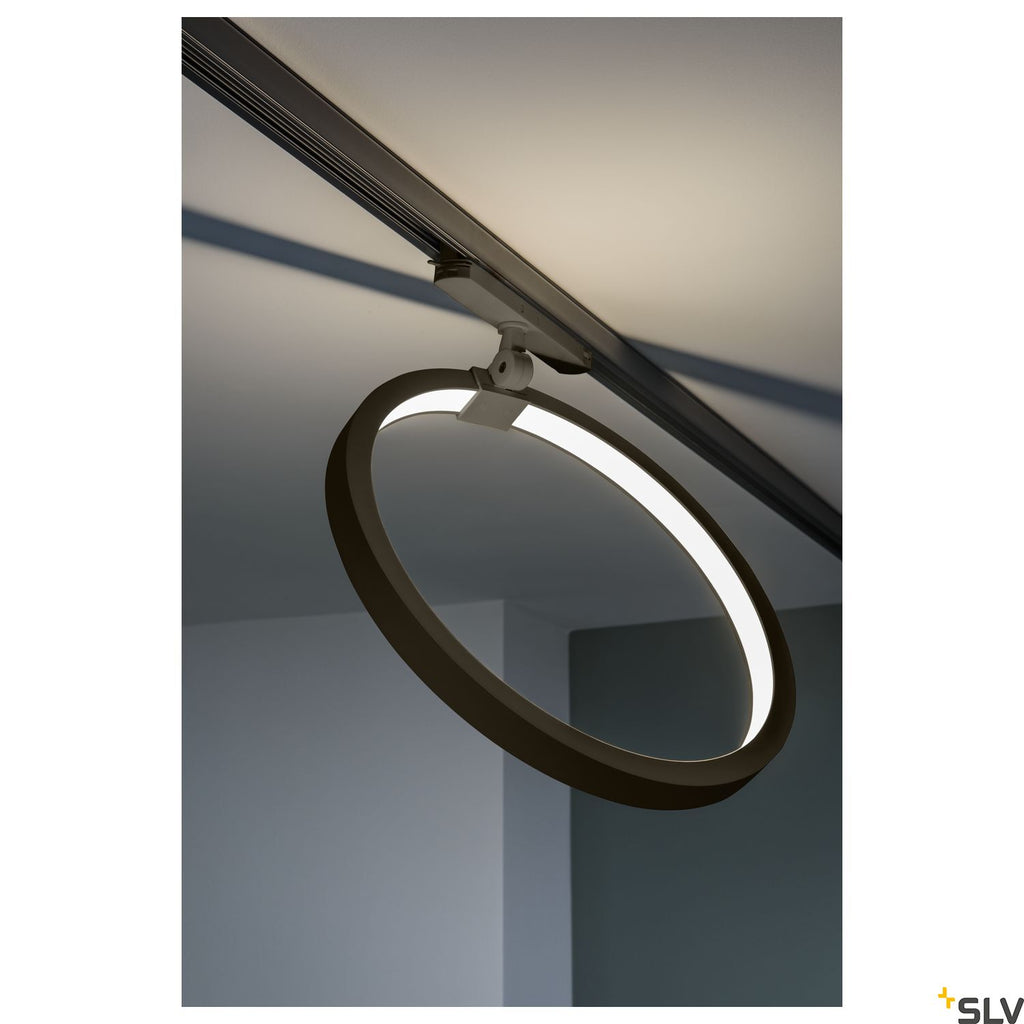 SLV 3~ ONE 40 TRACK DALI 3 phase System light black 3000K 1004771