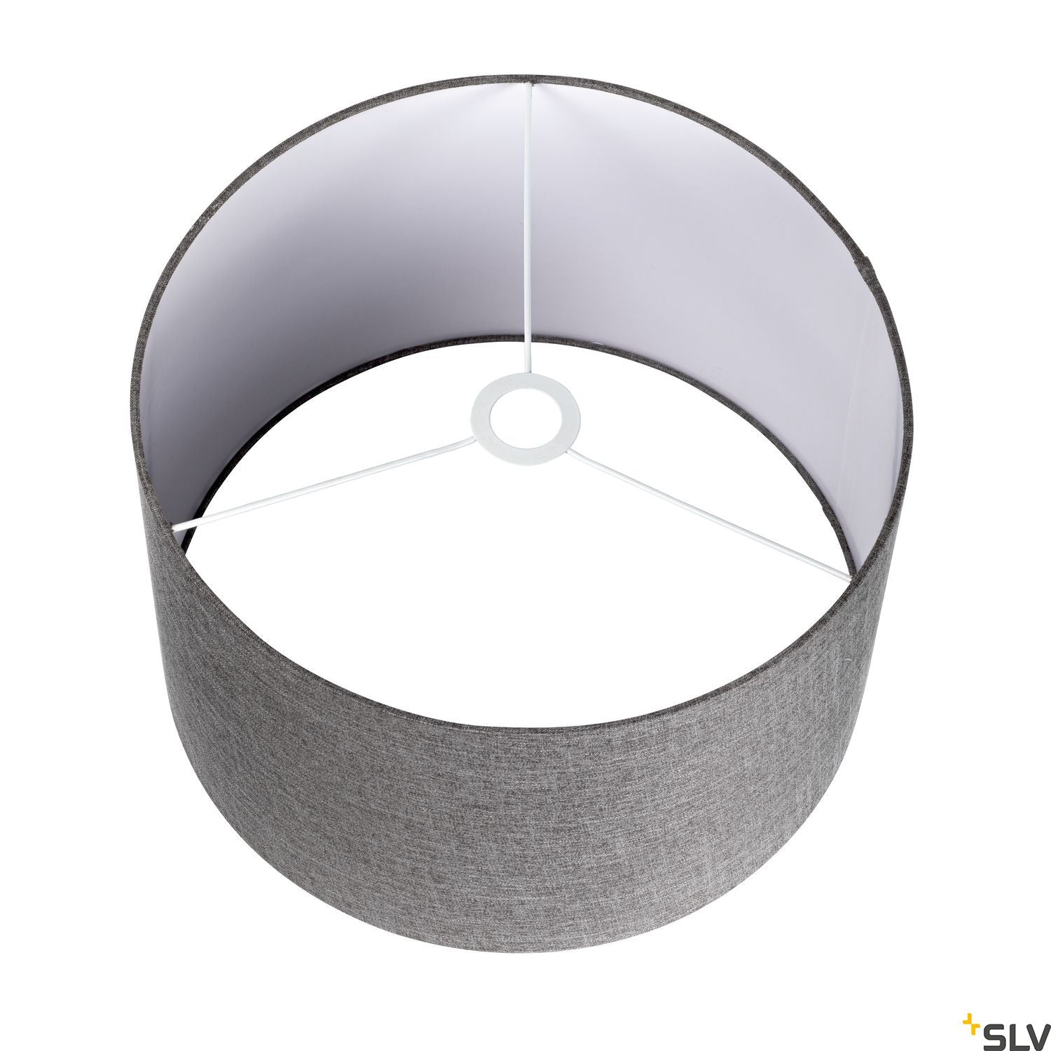 SLV FENDA 45 cm round lampshade, grey 1004775