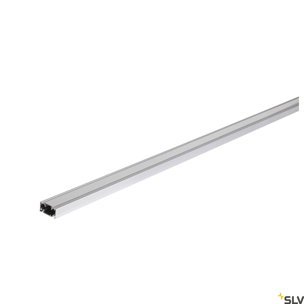 SLV 1-circuit mains-voltage track, surface-mounted, silver-grey, 2m 143022
