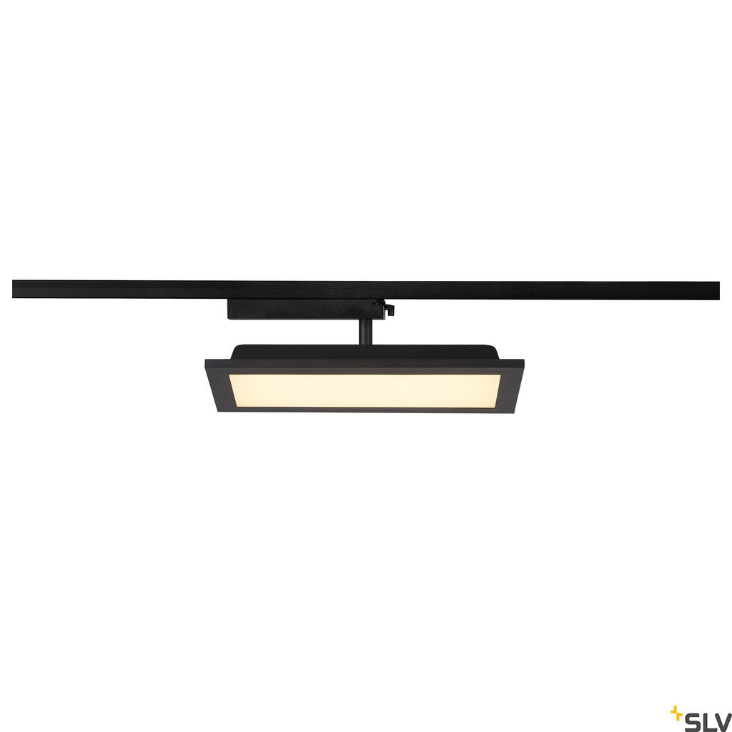 SLV PANEL TRACK square 150x300mm, 1-phase spot, black, 18W 3000K 1004933