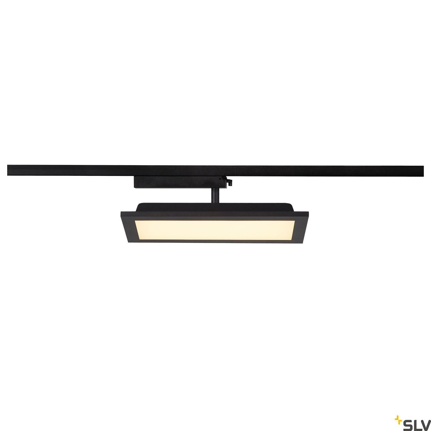 SLV PANEL TRACK square 150x300mm, 1-phase spot, black, 18W 3000K 1004933
