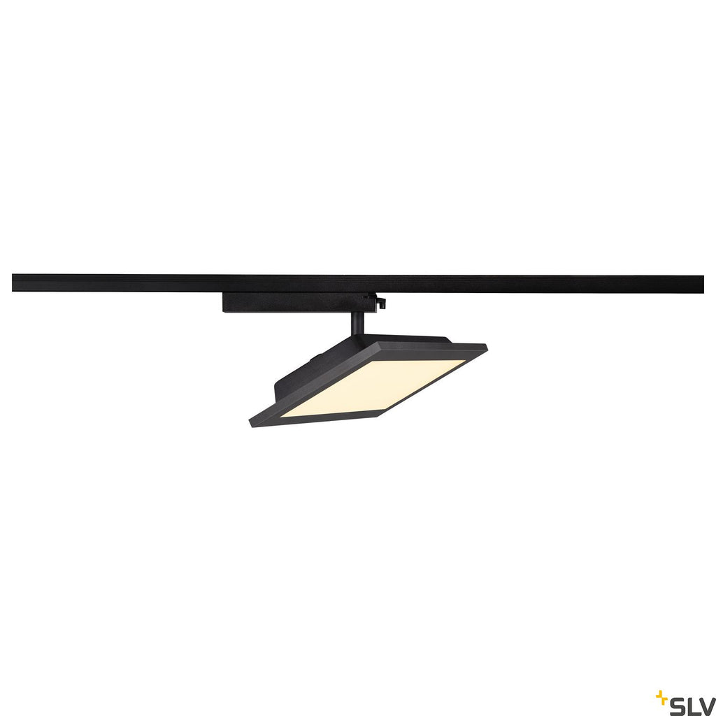 SLV PANEL TRACK square 150x300mm, 1-phase spot, black, 18W 3000K 1004933