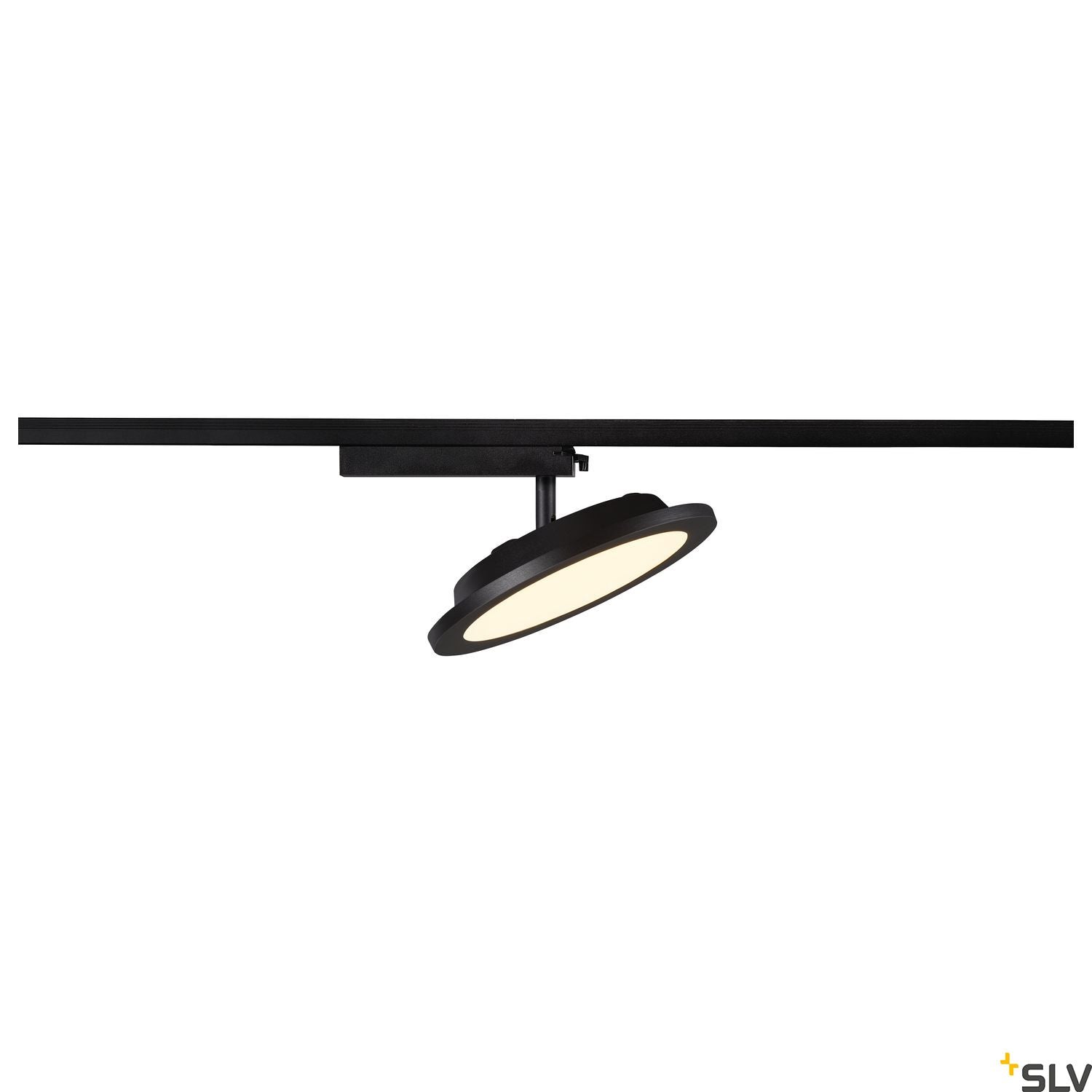 SLV PANEL TRACK round 200mm, 1-phase spot, black, 18W 3000K 1004935