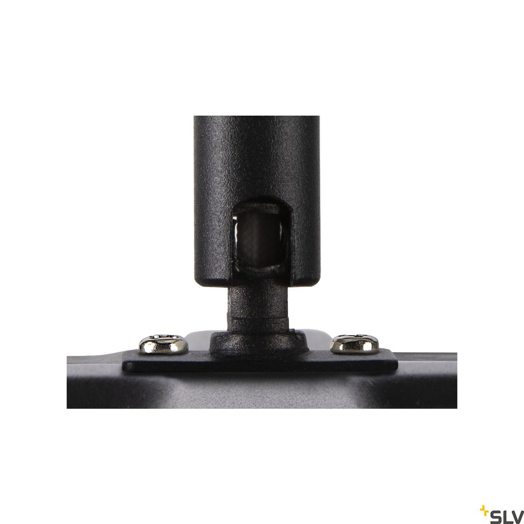 SLV PANEL TRACK round 200mm, 1-phase spot, black, 18W 3000K 1004935