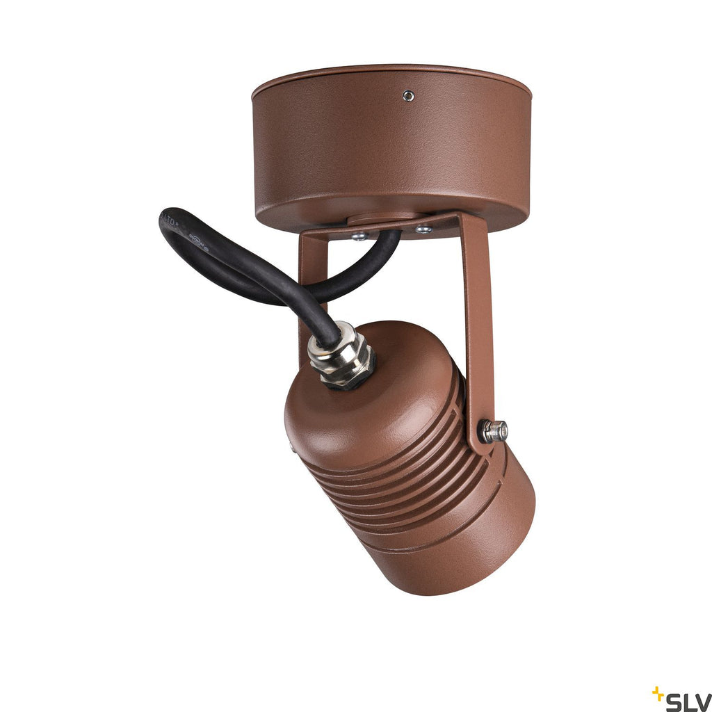 SLV LED SPOT SP Outdoor LED wall-mounted light rust 3000K 1004957