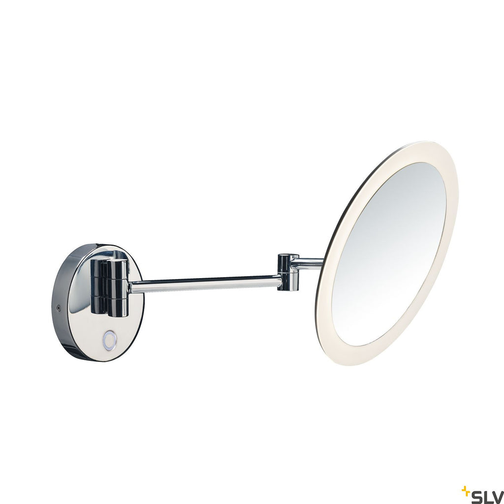 SLV MAGANDA WL Indoor LED wall-mounted light chrome CCT switch 2700/3000/4000K 1004971