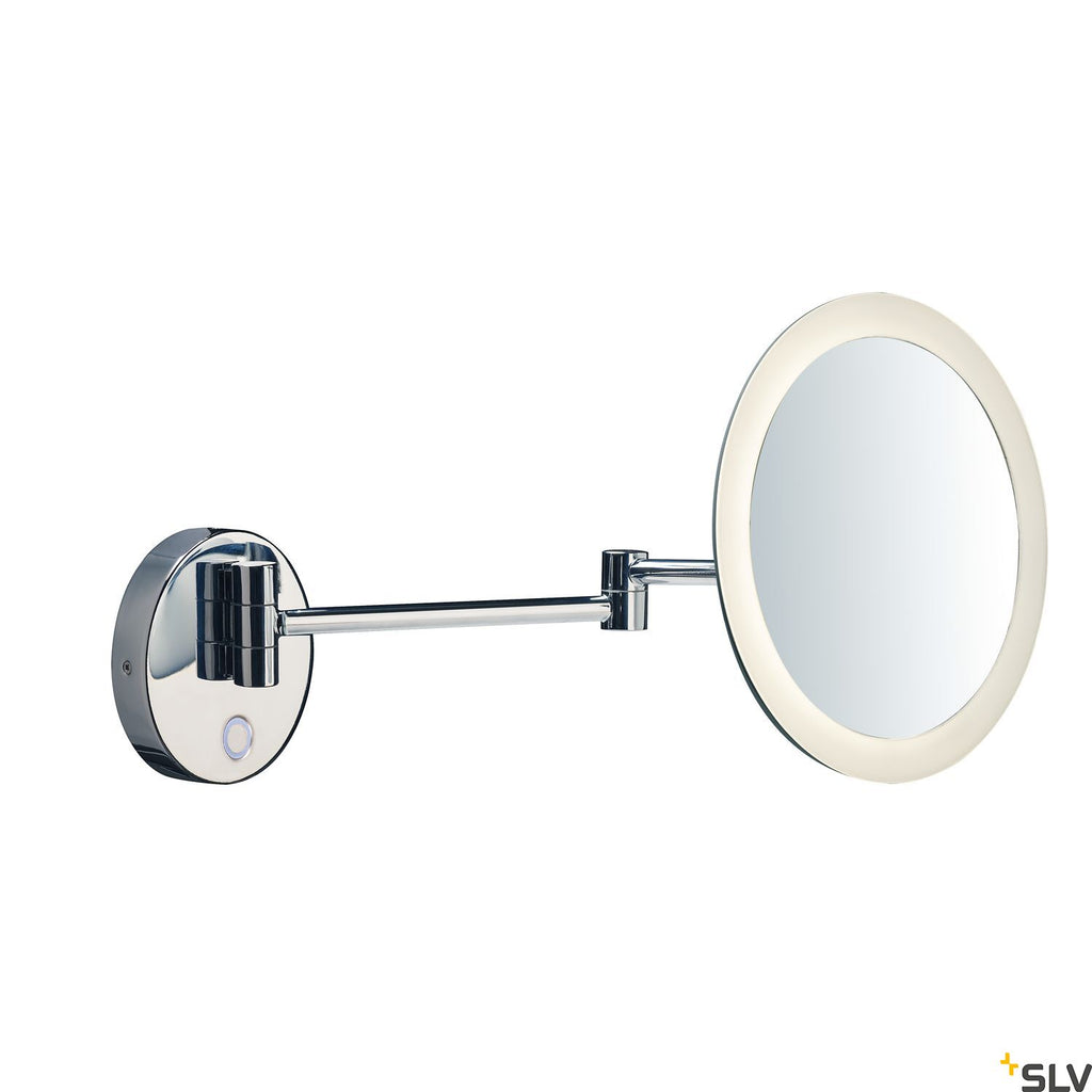 SLV MAGANDA WL Indoor LED wall-mounted light chrome CCT switch 2700/3000/4000K 1004971