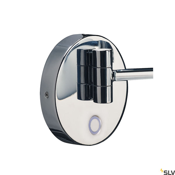 SLV MAGANDA WL Indoor LED wall-mounted light chrome CCT switch 2700/3000/4000K 1004971